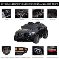 Homestar Dječji automobil na pedale AMG GLA45 115x70x55 cm Crni