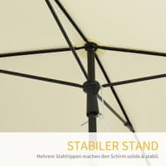Homestar Suncobran 198x130x245 cm krem podesiv