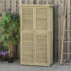Homestar Vrtna spremišna kućica 87x46.5x160 cm Siva