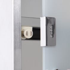 Homestar Ormarić za lijekove 25x12x48 cm srebrni