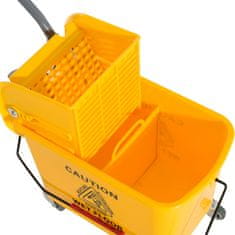 Homestar Kolica za čišćenje 60x27x705 cm Žuta