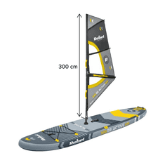 Rebel SUP + SURF daska ACTIVE RBA-4511, 351x76x15 cm, set, windsurfing, do 120 kg