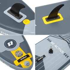 Rebel SUP + SURF daska ACTIVE RBA-4511, 351x76x15 cm, set, windsurfing, do 120 kg