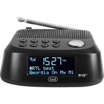 Trevi Radio budilica RC 80D4, DAB+ crni