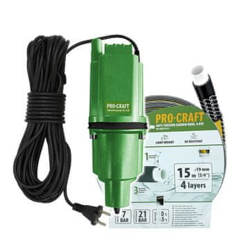 Procraft Vibracijska pumpa VN-72D set s 15m 3/4 crijevom PR-4KAT1915