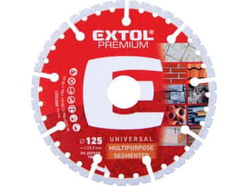 Extol Premium Dijamantna rezna ploča 8803001 dijamantna rezna ploča MULTI univerzalna, O125x22,2x2,2 mm