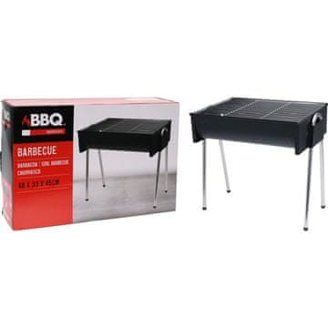 BBQ Roštilj na drveni ugljen Roštilj KO-C83000330 kvadrat 44 x 32 cm