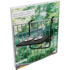 Balkonski stol KO-X99001750 60 x 43 x 70 cm crna