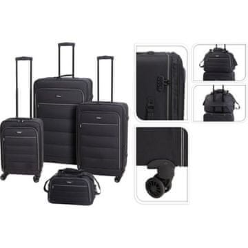ProWorld Set putnih kofera KO-CW5000080 4 kom crne
