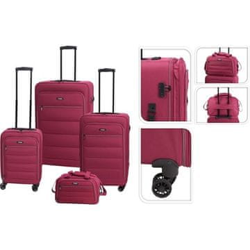 ProWorld Set putnih kofera KO-CW5000070 4 kom crveni