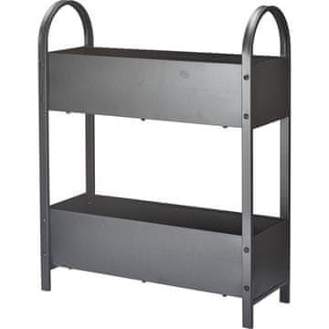 ProGarden Kutija KO-X73000010 dvoslojna vrtna lampa u stalku 60 x 22,5 x 75 cm tamno siva