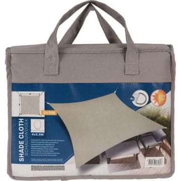 ProGarden Jedro za sjenu KO-C46400710 kvadrat 3 m sivo-smeđa