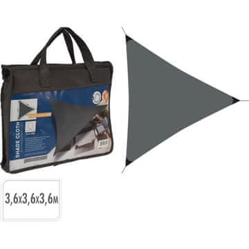 ProGarden Jedro za sjenu KO-C46400620 trokut 3,6 x 3,6 x 3,6 m tamno siva