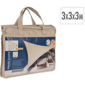 ProGarden Jedro za sjenu KO-C46400500 trokut 3 x 3 x 3m bež