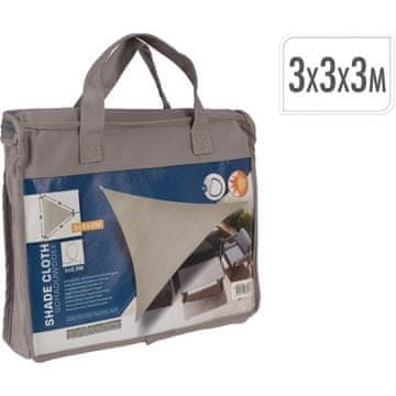 ProGarden Jedro za sjenu KO-C46400510 trokut 3 x 3 x 3m sivo-smeđi