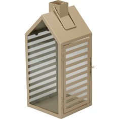 ProGarden Fenjer KO-NB1251540 metalni set od 2 kom 18 / 14 cm sivo-smeđi