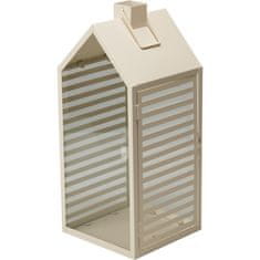 ProGarden Fenjer KO-NB1251550 metalni set od 2 komada 18 / 14 cm bijeli