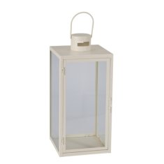 ProGarden Fenjer KO-NB1251570 metalni set od 2 komada 18 / 14 cm bijeli