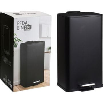 EXCELLENT Kanta za smeće metalna DELTA KO-C80654390, crna 30 l