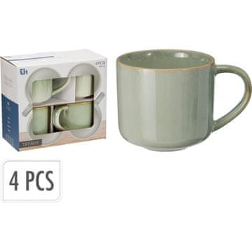 EXCELLENT Set šalica KO-Q07000110 4 kom 332 ml zelene