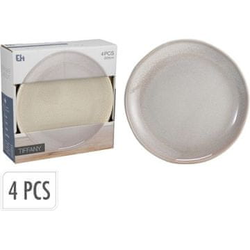 EXCELLENT Ploča KO-Q07000030 set za deserte od 4 komada promjera 20 cm bež