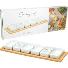 EXCELLENT Set za posluživanje KO-210001500 porculan 9 kom bijeli