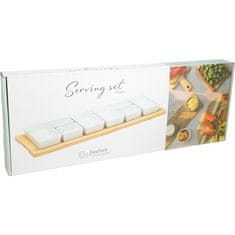 EXCELLENT Set za posluživanje KO-210001500 porculan 9 kom bijeli