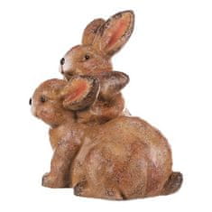 Autronic Vrtni ukrasi Rabbit par - magnezij, smeđa boja (MT775)