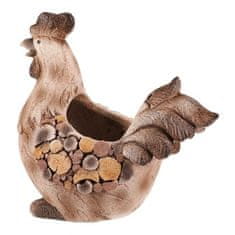 Autronic Pakiranje cvijeća Hen, magnezij, dekor drva (MT792)