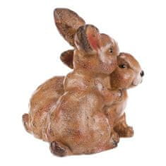 Autronic Vrtni ukrasi Rabbit par - magnezij, smeđa boja (MT775)