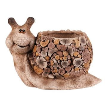 Autronic Pakiranje cvijeća Puž, magnezij, dekor drveta (MT796)