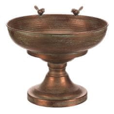 Autronic Pakiranje cvijeća metal - veliki, s pticama, bakrene boje (FUP568)