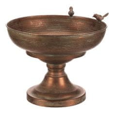 Autronic Pakiranje cvijeća metal - veliki, s pticama, bakrene boje (FUP568)