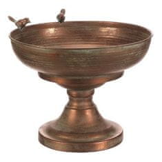 Autronic Pakiranje cvijeća metal - veliki, s pticama, bakrene boje (FUP568)