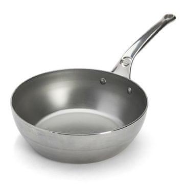 de Buyer Čelična tava 5684.24, MINERAL B PRO, duboka, ručka od nehrđajućeg čelika, 24 cm