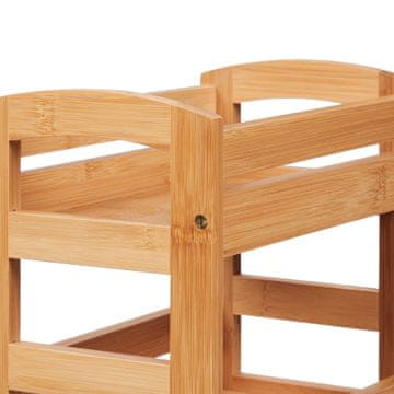 Northix Bambusov stalak za začine s 2 police