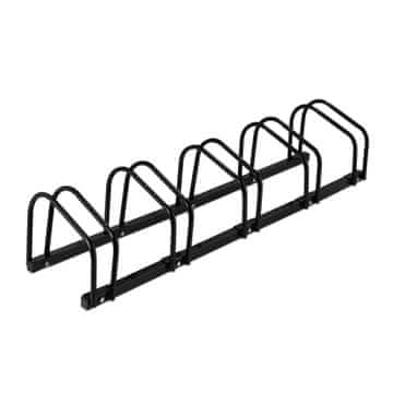 Northix Nosač za bicikle za 5 bicikala – čelični stalak s praškastim premazom