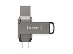 Lexar JumpDrive D400 Dual USB ključ, 256 GB, USB-C, 130 MB/s (LJDD400256G-BNQNG)