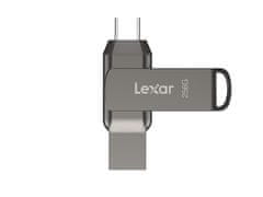 Lexar JumpDrive D400 Dual USB ključ, 256 GB, USB-C, 130 MB/s (LJDD400256G-BNQNG)