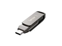 Lexar JumpDrive D400 Dual USB ključ, 256 GB, USB-C, 130 MB/s (LJDD400256G-BNQNG)