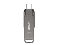 Lexar JumpDrive D400 Dual USB ključ, 256 GB, USB-C, 130 MB/s (LJDD400256G-BNQNG)