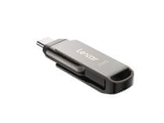 Lexar JumpDrive D400 Dual USB ključ, 256 GB, USB-C, 130 MB/s (LJDD400256G-BNQNG)