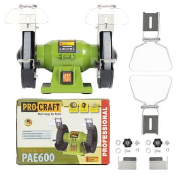 Procraft Dvostruka stolna brusilica PAE600, 150W