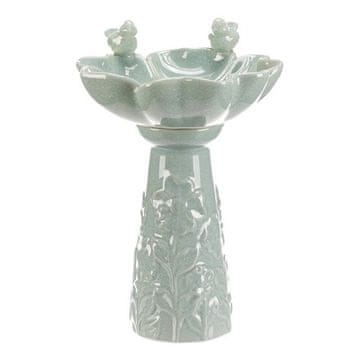 Autronic Hranilica/pojilica keramika, cvijet s pticama, stojeći, mentol (KEX6004 GRN-S)