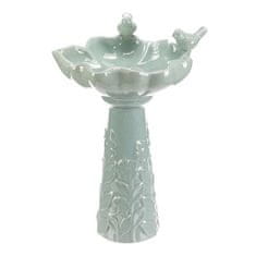 Autronic Hranilica/pojilica keramika, cvijet s pticama, stojeći, mentol (KEX6004 GRN-L)