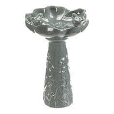 Autronic Hranilica/pojilica keramika, cvijet s pticama, stojeći, tamni mentol (KEX6004 GRN3-L)