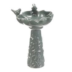 Autronic Hranilica/pojilica keramika, cvijet s pticama, stojeći, tamni mentol (KEX6004 GRN3-L)