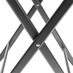 Northix Sklopivi vrtni stol od umjetnog ratana s metalnim okvirom, kompaktan i izdržljiv