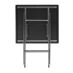 Northix Sklopivi vrtni stol od umjetnog ratana s metalnim okvirom, kompaktan i izdržljiv