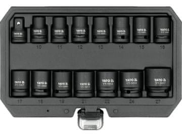 YATO SET UDARNIH NASADNIH KLJUČEVA 1/2" 15 DIJELOVA